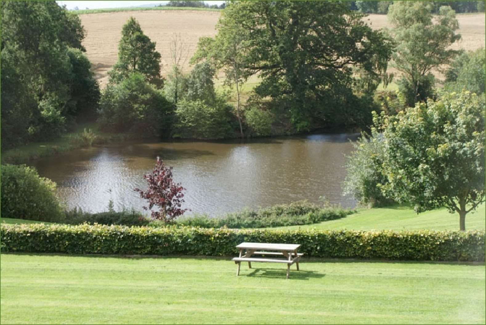 Picnic looking over the lake