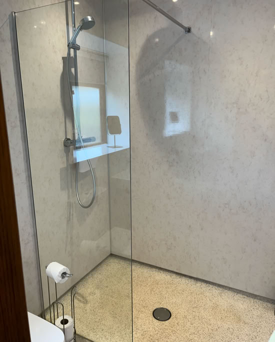 Pool View - shower room