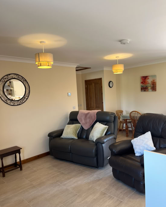 Pool View - living room