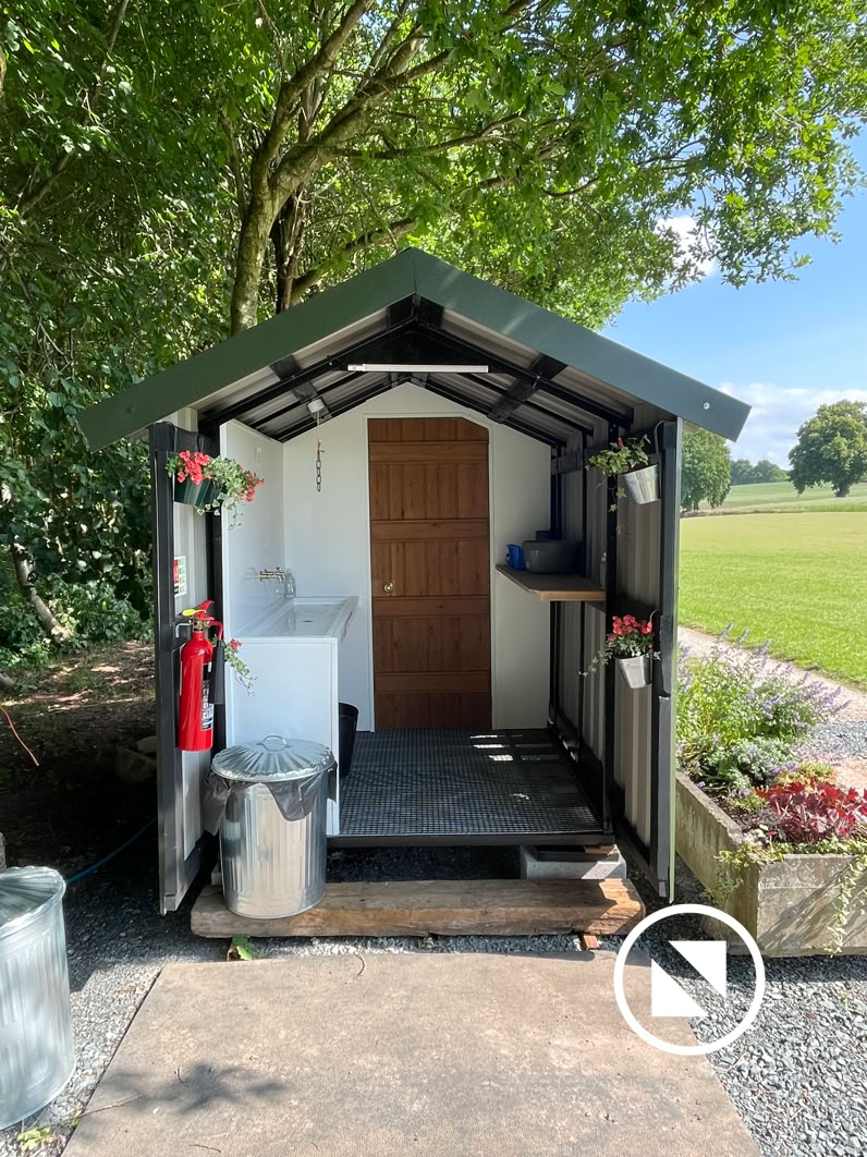 Camping facilities - wasing and showering