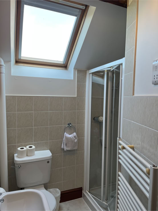 Mill House - upstairs shower room